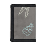 Cartoon Voodoo Doll Pattern Print Trifold Wallet