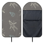 Cartoon Voodoo Doll Pattern Print Waterproof Car Seat Cover