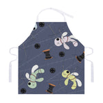 Cartoon Voodoo Doll Print Adjustable Apron