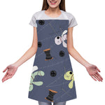 Cartoon Voodoo Doll Print Adjustable Apron