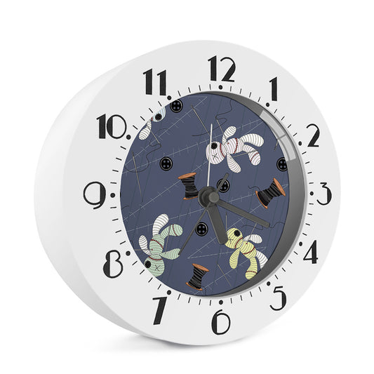 Cartoon Voodoo Doll Print Alarm Clock