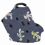 Cartoon Voodoo Doll Print Baby Seat Cover