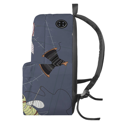 Cartoon Voodoo Doll Print Backpack