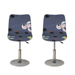 Cartoon Voodoo Doll Print Bar Stool Covers