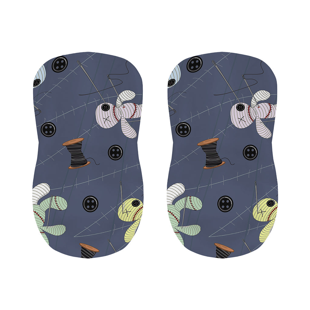 Cartoon Voodoo Doll Print Bar Stool Covers