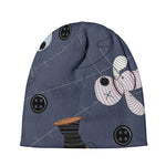 Cartoon Voodoo Doll Print Beanie
