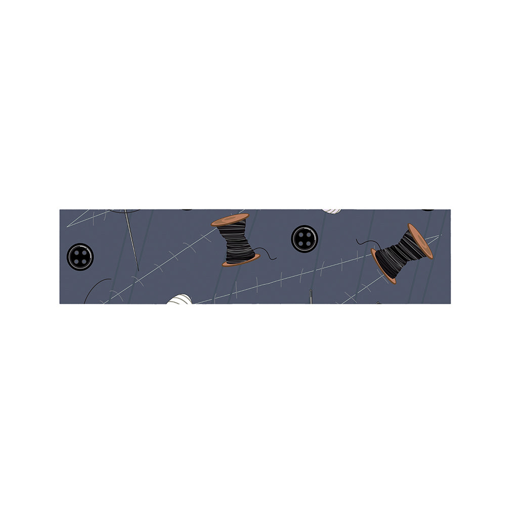 Cartoon Voodoo Doll Print Bed Runner