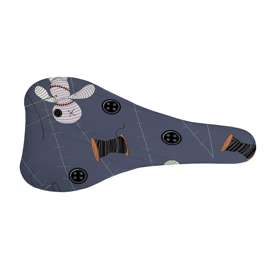 Cartoon Voodoo Doll Print Bicycle Seat Cover