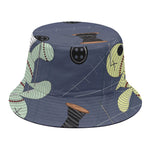 Cartoon Voodoo Doll Print Bucket Hat