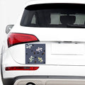 Cartoon Voodoo Doll Print Car Sticker