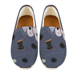 Cartoon Voodoo Doll Print Casual Shoes