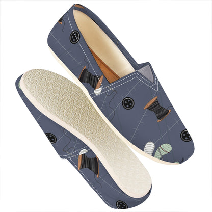 Cartoon Voodoo Doll Print Casual Shoes
