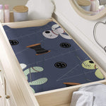 Cartoon Voodoo Doll Print Changing Pad Cover