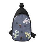 Cartoon Voodoo Doll Print Chest Bag