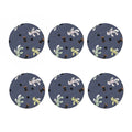 Cartoon Voodoo Doll Print Coaster Set