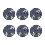 Cartoon Voodoo Doll Print Coaster Set