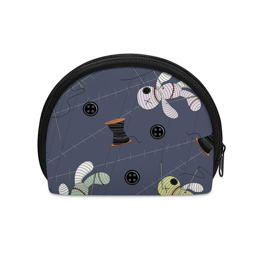 Cartoon Voodoo Doll Print Coin Purse