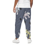 Cartoon Voodoo Doll Print Cotton Pants