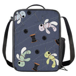 Cartoon Voodoo Doll Print Crossbody Lunch Bag