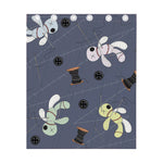 Cartoon Voodoo Doll Print Curtain