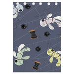 Cartoon Voodoo Doll Print Curtain