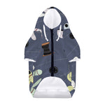 Cartoon Voodoo Doll Print Dog Zip Up Hoodie