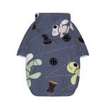 Cartoon Voodoo Doll Print Dog Zip Up Hoodie