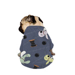 Cartoon Voodoo Doll Print Dog Zip Up Jacket