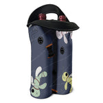 Cartoon Voodoo Doll Print Double Neoprene Wine Tote
