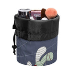 Cartoon Voodoo Doll Print Drawstring Makeup Bag