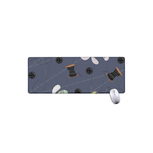 Cartoon Voodoo Doll Print Extended Mouse Pad