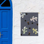 Cartoon Voodoo Doll Print Garden Flag