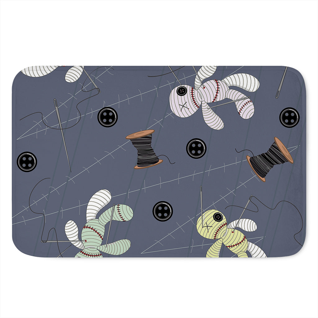 Cartoon Voodoo Doll Print Indoor Door Mat