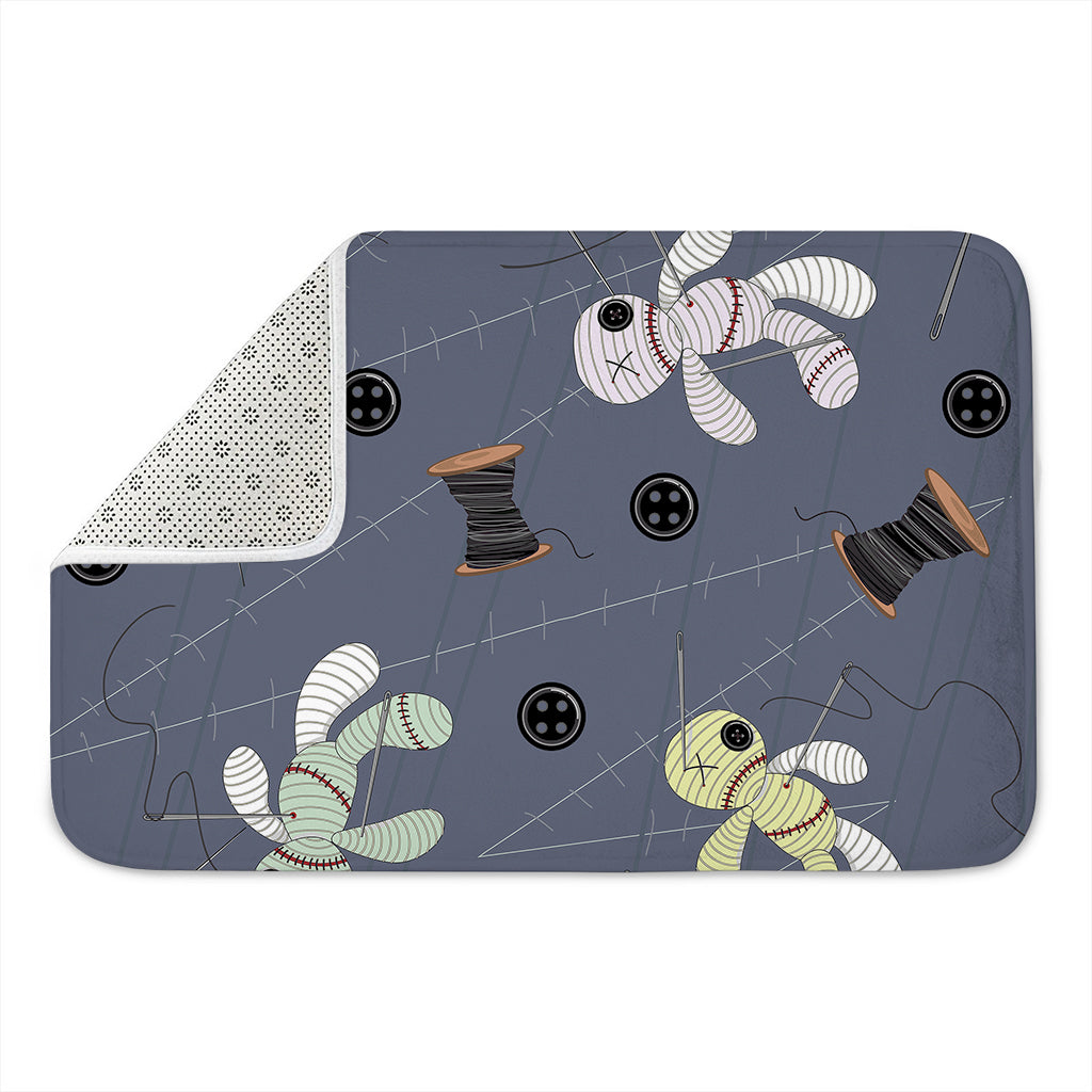 Cartoon Voodoo Doll Print Indoor Door Mat