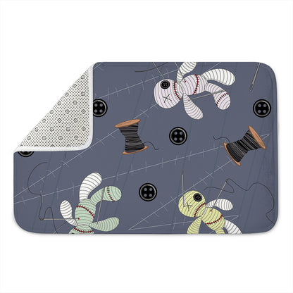 Cartoon Voodoo Doll Print Indoor Door Mat