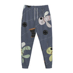 Cartoon Voodoo Doll Print Jogger Pants