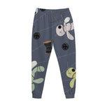Cartoon Voodoo Doll Print Jogger Pants