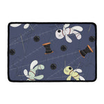 Cartoon Voodoo Doll Print Kitchen Mat