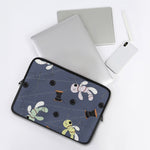 Cartoon Voodoo Doll Print Laptop Sleeve