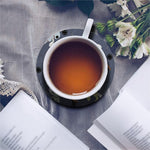 Cartoon Voodoo Doll Print Leather Coaster Set