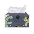 Cartoon Voodoo Doll Print Leather Tissue Box Cover