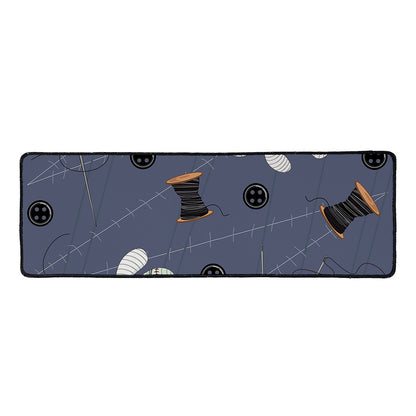 Cartoon Voodoo Doll Print Long Kitchen Mat