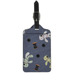 Cartoon Voodoo Doll Print Luggage Tag