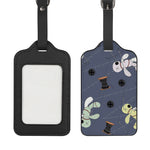 Cartoon Voodoo Doll Print Luggage Tag