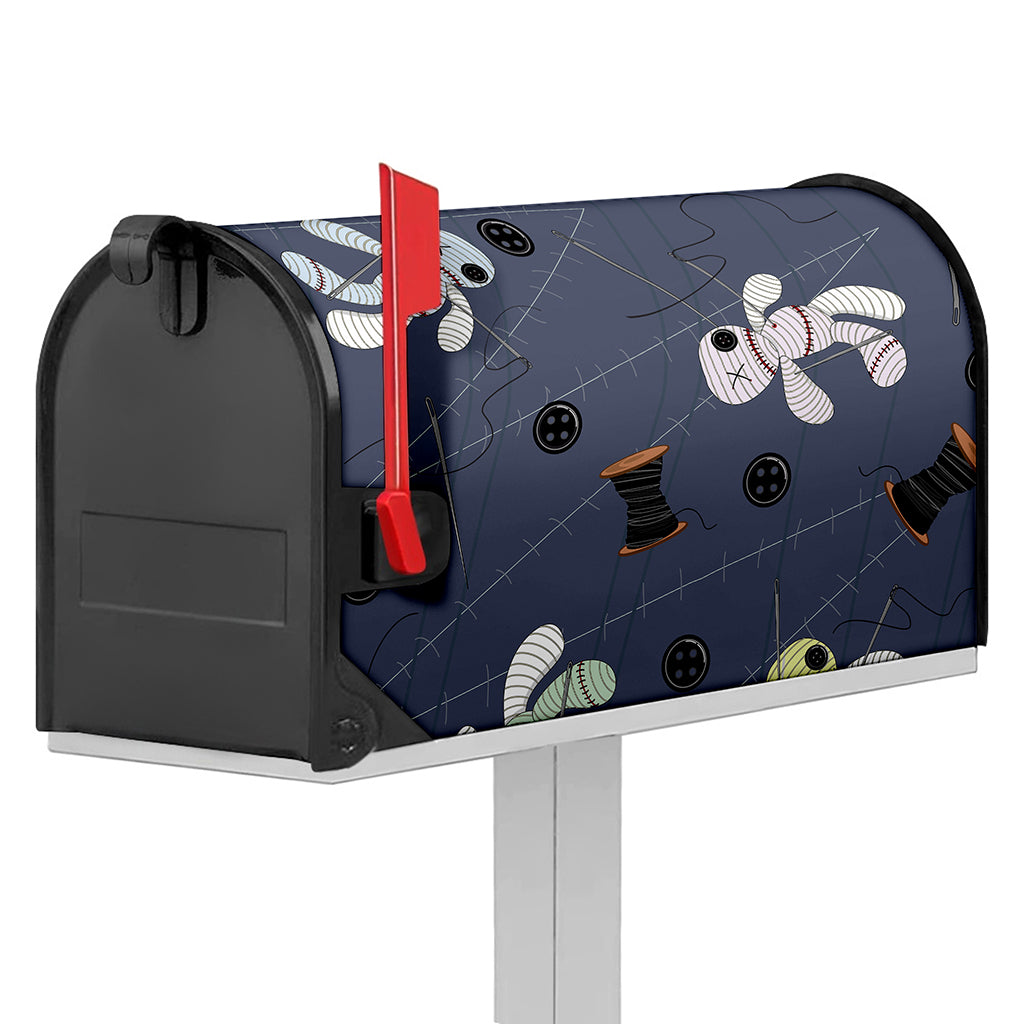 Cartoon Voodoo Doll Print Mailbox Cover