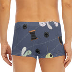 Cartoon Voodoo Doll Print Men's Short Boxer Briefs
