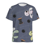 Cartoon Voodoo Doll Print Men's Sports T-Shirt