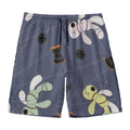 Cartoon Voodoo Doll Print Men's Swim Trunks