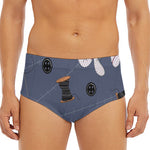 Cartoon Voodoo Doll Print Men's Triangle Swim Briefs