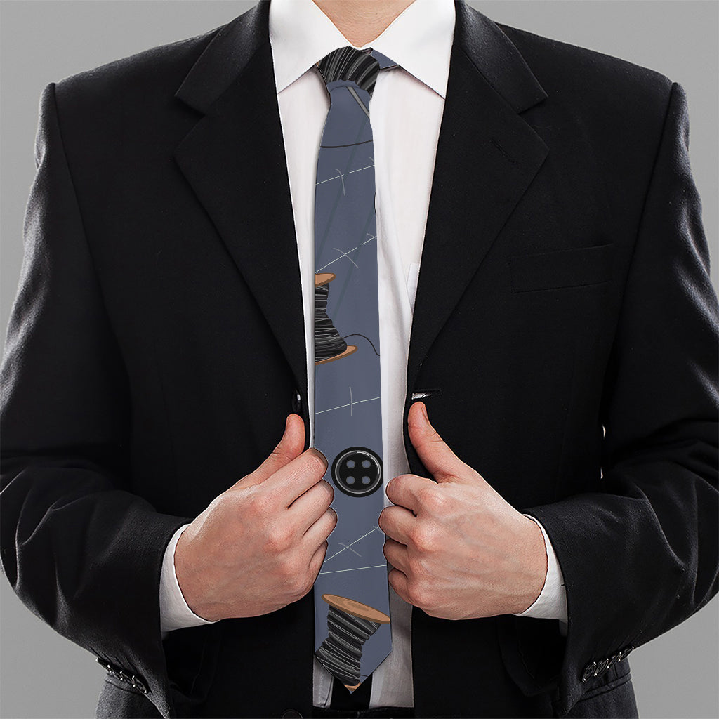 Cartoon Voodoo Doll Print Necktie